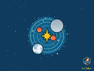 Starshot About Page Spot Illustration branding development icon icon design illustration illustrator outerspace space spot illustration startup