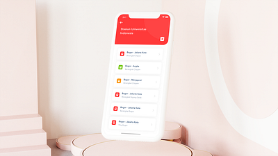 Commuter Line - Exploration App commuter line jakarta train ui ux