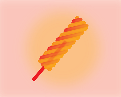 Gradient Ice Lolly affinitydesigner blur design dessert food gaussian gradient icecream icelolly illustration transparency twister