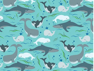 Whale Socks for the Ocean Conservancy all over print apparel design cute illustration illustrator ocean pattern pattern design print print and pattern print design repeat print socks sublimation surface pattern surface pattern design vector whales