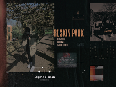 RUSKIN PARK artwork design graphic visual