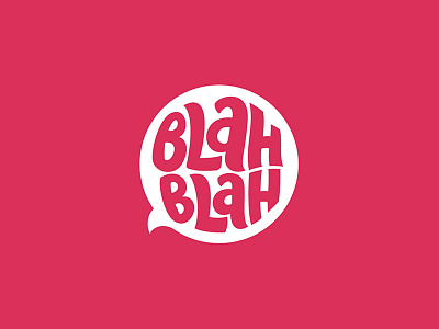 Blah Blah Bar branding design lettering logo type typogaphy