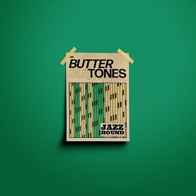 Poster Design: The Buttertones adobe buttertones design graphicdesign mockup poster