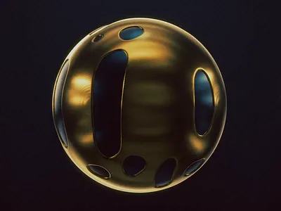 Melting Gold 3d 3d animation 3d art animation arnold cinema 4d cinema4d motion graphics sphere xparticles