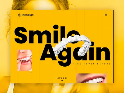 Invisalign design landing sketch ui uidesign uiux uixdesign ux web webdesign webdesigner website