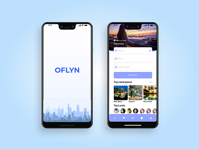 OfLyn App Design branding design local oflyn social ui ui design uiux ux uxdesign vector xd xd design