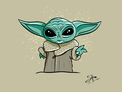 Baby Yoda procreate