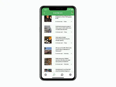 News app app clean design interface ios mobile news ui ux