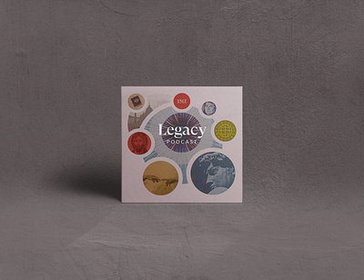 Legacy Podcast 1517 album art christian design illustration legacy minimal podcast podcast cover shapes texture theology