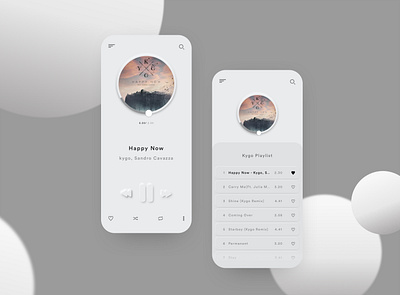 Neomorphic Music Player 009 daily 009 daily 100 challenge daily ui music player music player ui neomorphic neomorphism ui uidesign userinterface visual design