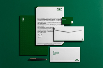 GAC Proposed Identity brand identity branding branding design dots green logo proposed reject rejected rejected logo