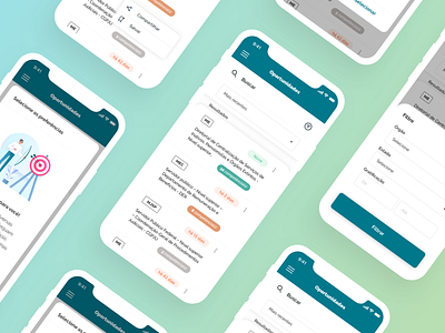 Oportunidades Mobile - Governo Federal app mobile ui opportunities opportunity ui design uxdesign