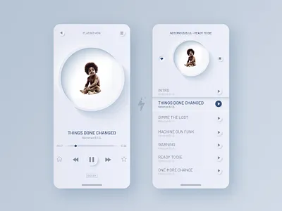 Music Player UI app clean design flat icon music music app music art player player ui ui ux vector web website