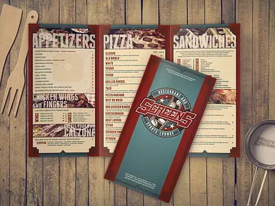 Screens Branding and Menu Design branding brochure design design graphic design illustration logo menu mockup restaurant restaurant logo restaurant menu