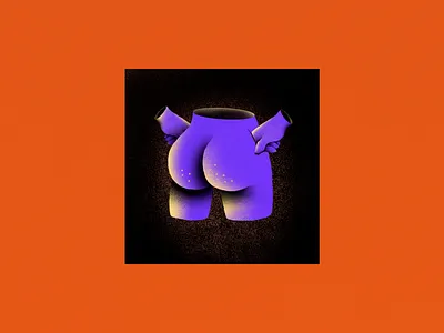 WACKY WACKY brushes butt colorful illustration photoshop texture yummy