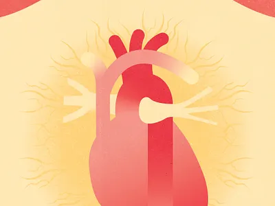 Aortic Disease anatomical anatomy aortic disease cardio cardiology cover cover art cover illustration editorial editorial illustration health health care healthcare heart heart disease illustration medical texture textured