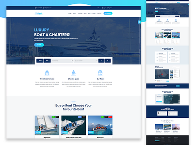 Davit – Yacht Charter Booking and Buy-Sell boat booking buy catamaran character charter cruise html template marina ocean sailing sea sell ship tours travel wordpress theme yacht club yachting