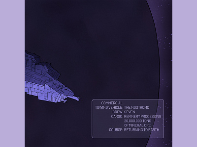 ALIEN COMIC ACT 01 / PT 01 / SLIDE 01 alien comic art comic artist comic book comic book art nostromo sci fi sequential art webcomic xenomorph
