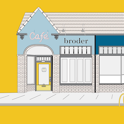 Broder Cafe brunch food food illustration oregon portland swedish