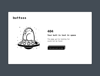 404 page Daily UI 404 404 error 404 error page 404 page 404page daily ui 008 ui ui design uidesign ux uxdesign uxui