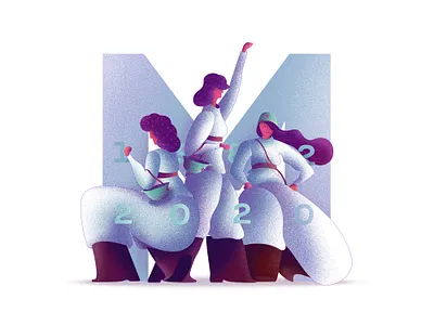 Malvinas Women argentina design digitalart ilustration typogaphy