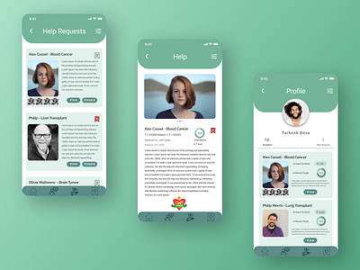 Donate platform application design trends donation figma minimalist mobile app mobile ui neomorphism ui design ui ux design
