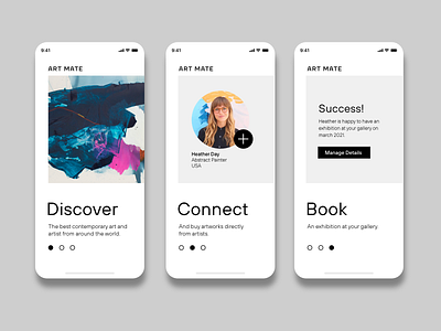 Daily UI 23. Onboarding adobexd blackandwhite contemporary art dailyui dailyuichallenge design interfacedesign minimalist mobile design mobile ui ui design