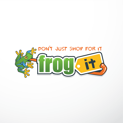 Frogit Logo animal mascot frog logo logodesign mascot word mark