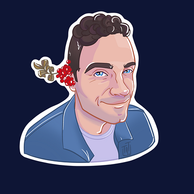 Telegram sticker illustration