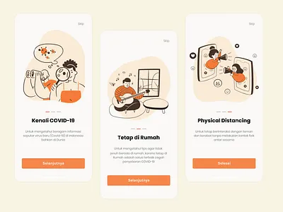 #Explore - User Onboarding corona covid19 design figma mobile onboarding screen ui ux