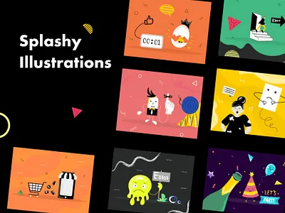 Splashy illustrations blog branding creative custom emails home hubspot icons icons set illustrations landing packs pages promotions themes ui uidesign uikits uiux wordpress
