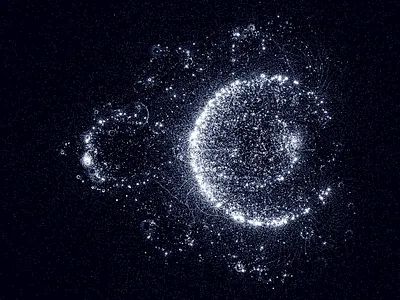 Mandlebrot Galaxy + JavaScript fractal generative generativeart javascript tinycode