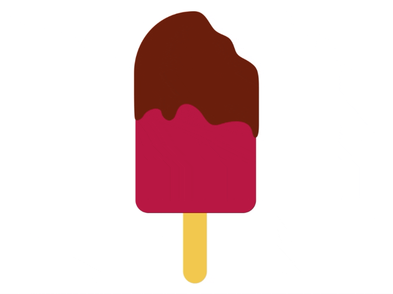 Melting popsicle animation flinto icon design popsicle weekendattitude