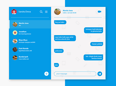 chat daily ui