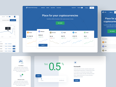 Crypto exchange website crypto crypto currency crypto wallet design ui ui ux design ux wallet web website