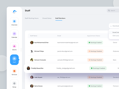 Components Design for Booking Software appointment appointment booking assets atomic atomic design button close view component components dashboard design system dropdown dropdown menu icons menu menu card modals software system web application