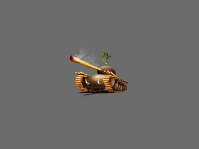 Potato-Tank icon 2d 2d art character icon illustration potato tank wacom wacom intuos
