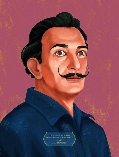 DALI dali design illustration modernism photoshop portrait art