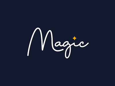 Magic✨ animation branding design identity logo lottie magic stars vector