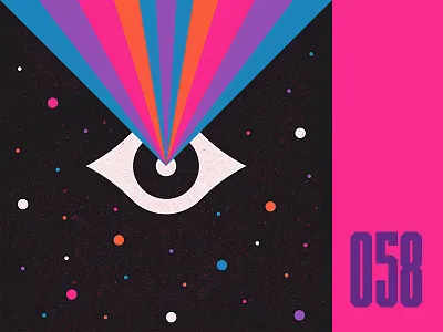 Everyday - 058 cosmic everyday illustration psychedelic psychedelic art