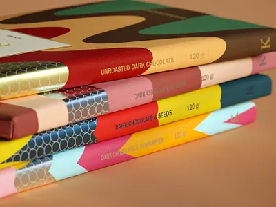 KaoKao No.4 behance brand identity branding chocolate design exotic foil food food design foodpackaging illustration packaging packaging design paper pattern texture texture food texture pack tropical