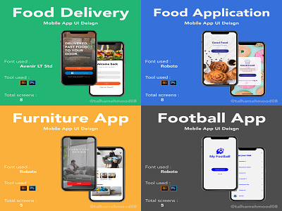 Mobile App UI Designs. app design ecomerce mobile mobile app mobile ui ui ui ux ui design uidesign uiux user experience user interface design userinterface ux web website website design