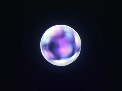 Organic AI Visual 60fps aftereffects animation blob colorfull colors design ethereal form motion motiondesign particles sphere visual