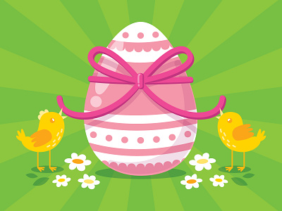 Easter Illustration advertisement bird branding children childrens illustration cute design easter egg funny illustration kids spring vector