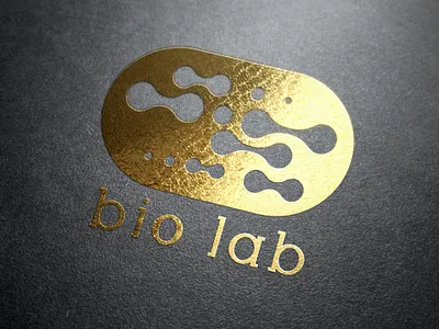 Bio lab logo app branding design graphic icon illustration logo mockup
