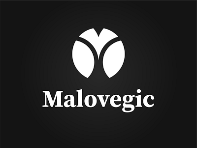 Malovegic logo branding gradient illustrator logo