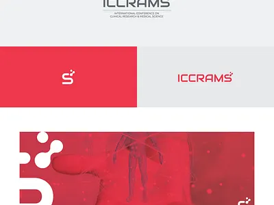 iccrams logo branding design graphic illustration logo