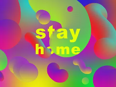 stay home abstarct coronavirus design good vibes graphic illustrator stay safe stayhome weekly warm up