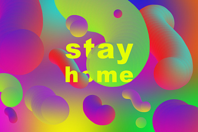 stay home abstarct coronavirus design good vibes graphic illustrator stay safe stayhome weekly warm up