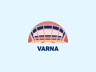 Palace of Culture and Sports - Varna city city guide city illustration culture design graphic design illustration sport varna varna city vector